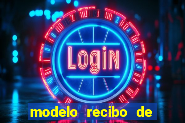 modelo recibo de pagamento autonomo